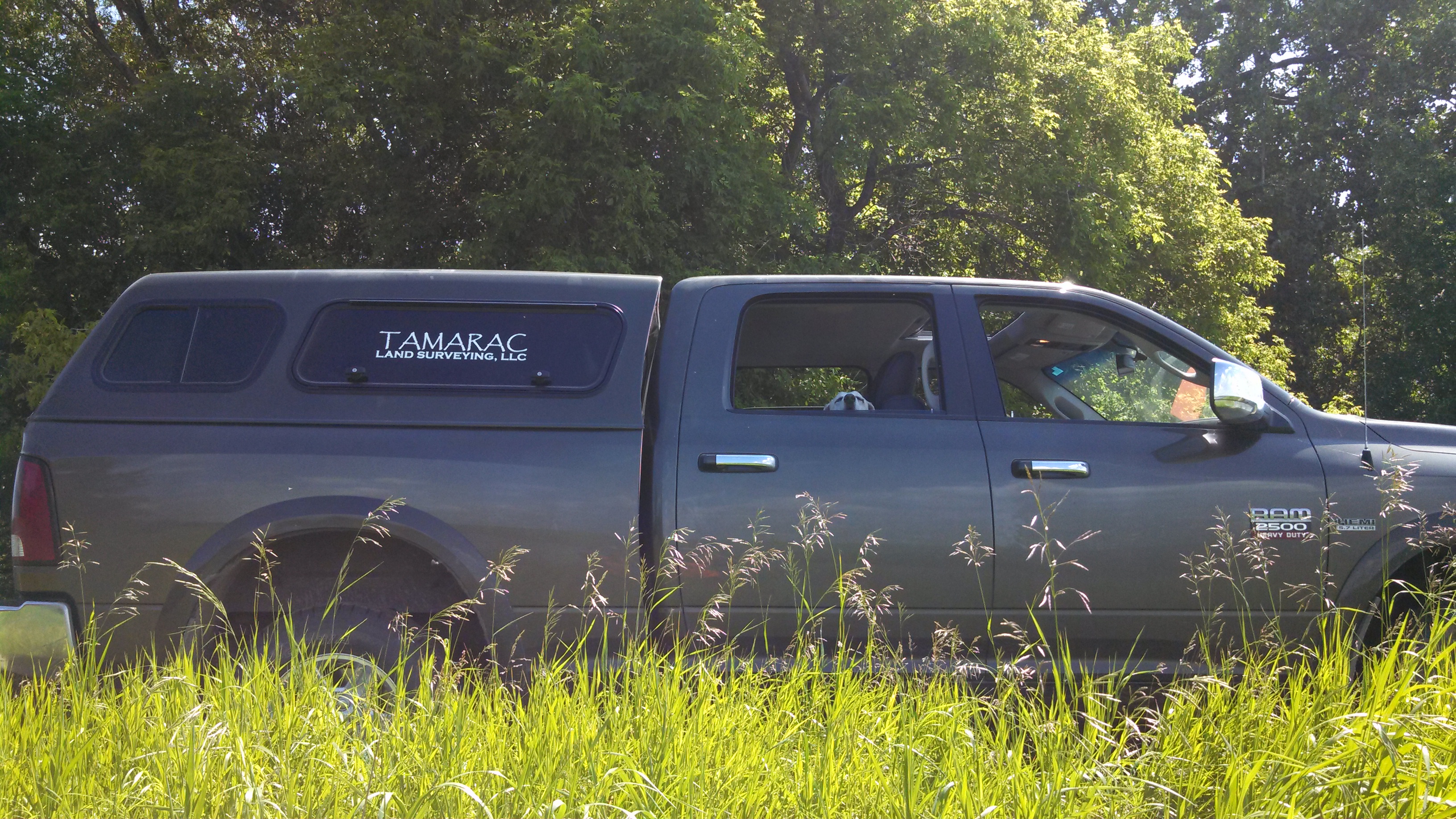 Tamarac Land Surveying field truck